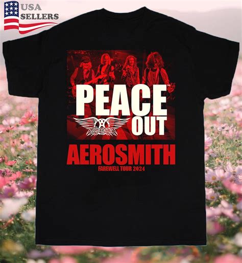 aerosmith men's t shirts|aerosmith peace out t shirts.